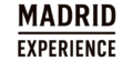 logo madrid experience en blanco y negro